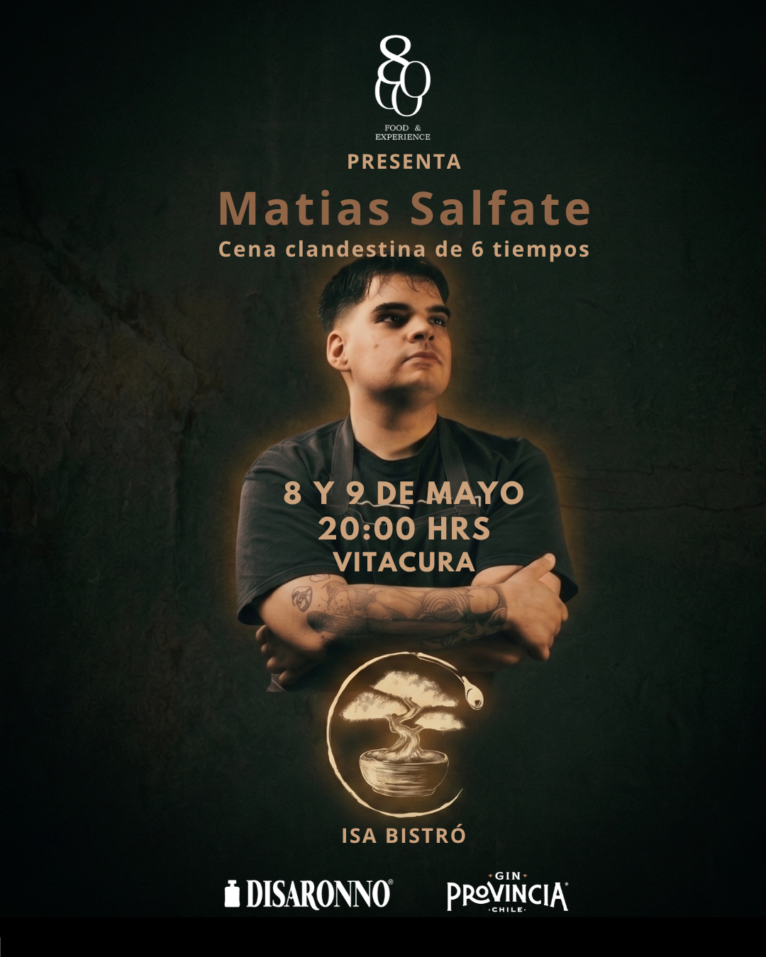 Ochomil Presenta: Matías Salfate - 9 de mayo